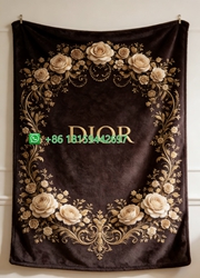 Dior Throw Blankets